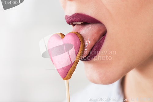 Image of Lips and hearts