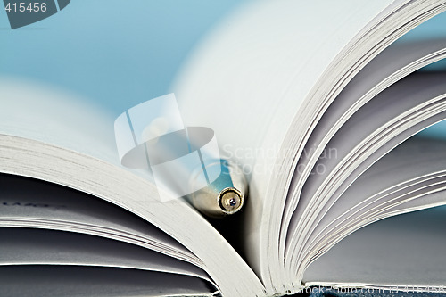Image of Notebook and pen