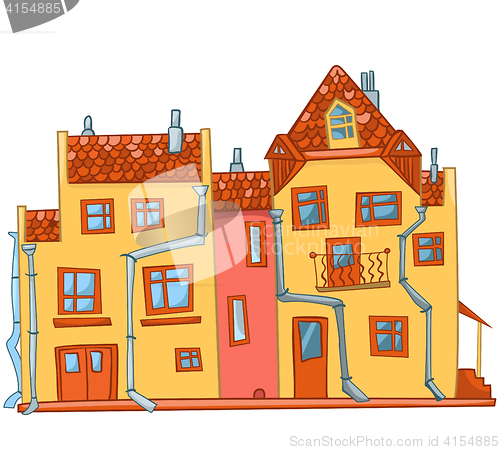 Image of Cartoon illustration House