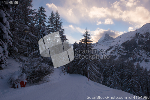 Image of mountain matterhorn zermatt switzerland