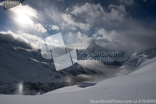 Image of mountain matterhorn zermatt switzerland