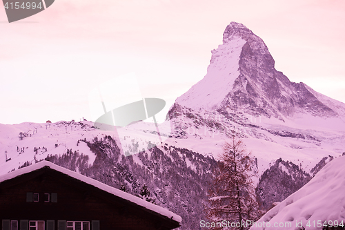 Image of mountain matterhorn zermatt switzerland