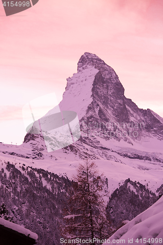 Image of mountain matterhorn zermatt switzerland