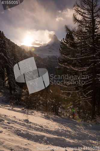 Image of mountain matterhorn zermatt switzerland