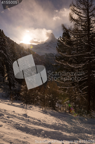 Image of mountain matterhorn zermatt switzerland