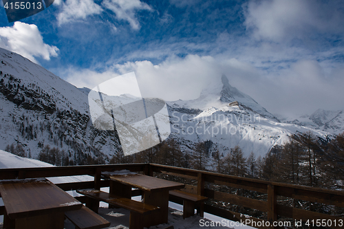 Image of mountain matterhorn zermatt switzerland