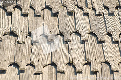 Image of Wooden Roof Background