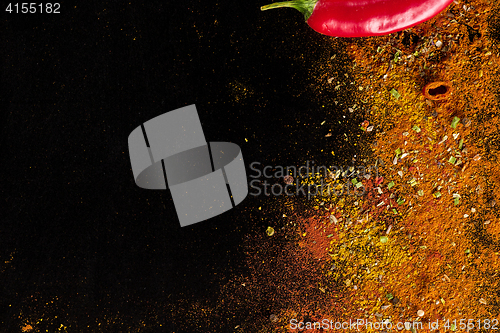 Image of Curry spice background