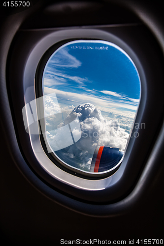 Image of Airplane window