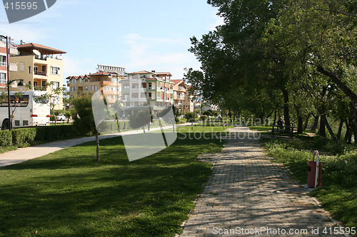 Image of Sidewalk in Turkey.