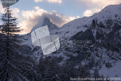 Image of mountain matterhorn zermatt switzerland