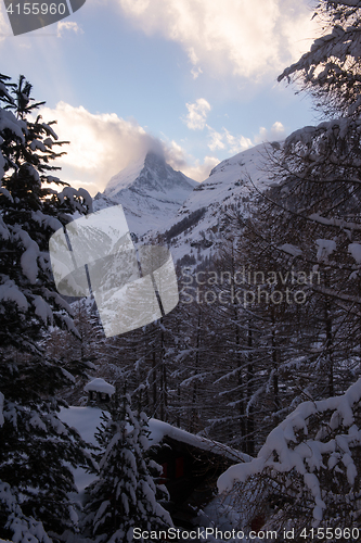 Image of mountain matterhorn zermatt switzerland