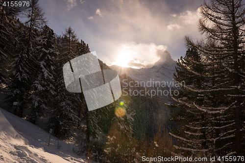 Image of mountain matterhorn zermatt switzerland