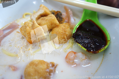 Image of Famous Penang white curry noodle