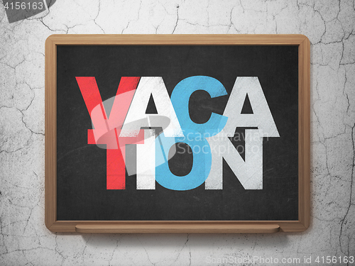 Image of Entertainment, concept: Vacation on School board background