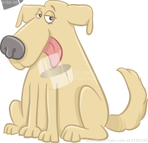 Image of funny dog cartoon character