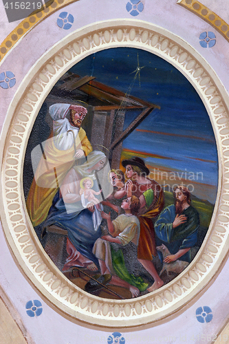 Image of Nativity Scene, Adoration of the  Shepherds