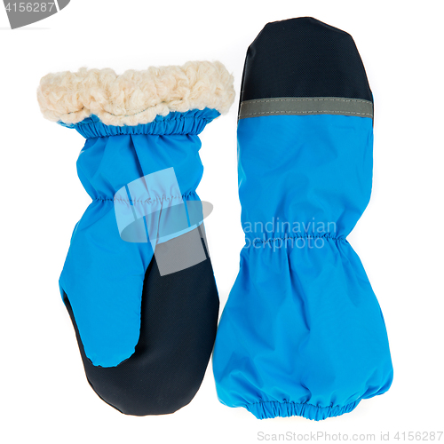 Image of Children\'s autumn-winter mittens