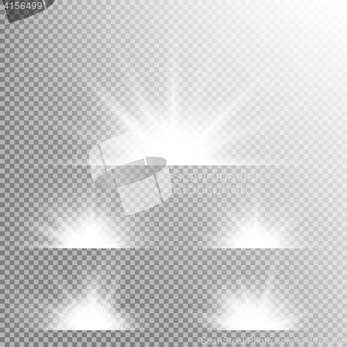 Image of Light effect stars bursts. EPS 10