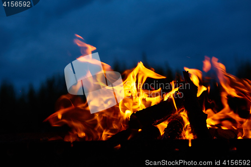 Image of Fire flames background