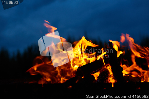 Image of Fire flames background