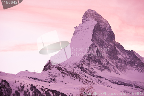 Image of mountain matterhorn zermatt switzerland