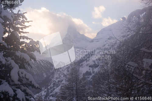 Image of mountain matterhorn zermatt switzerland