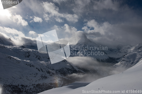 Image of mountain matterhorn zermatt switzerland