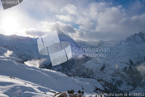 Image of mountain matterhorn zermatt switzerland