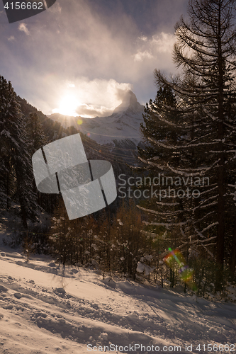 Image of mountain matterhorn zermatt switzerland