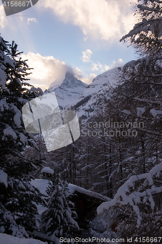 Image of mountain matterhorn zermatt switzerland