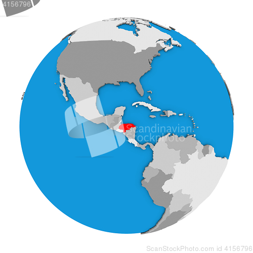 Image of Honduras on globe