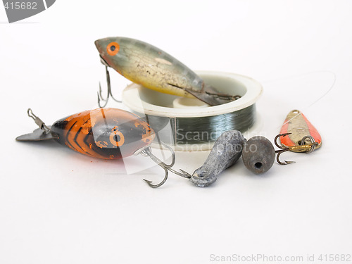 Image of Fishing Lures and Line