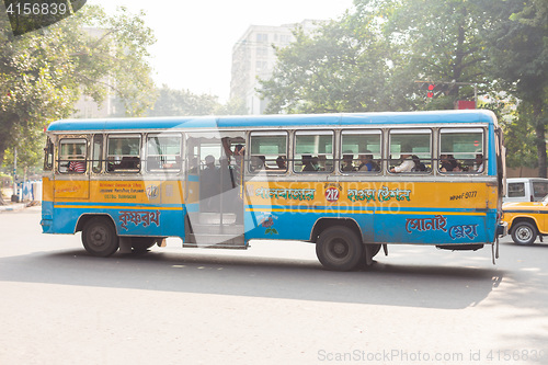 Image of Kolkata (Calcutta) city bus