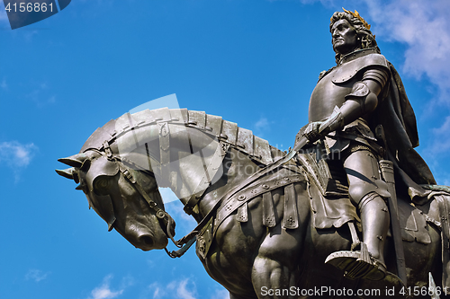 Image of King Matthias Corvin Statue