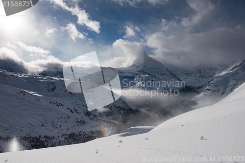 Image of mountain matterhorn zermatt switzerland