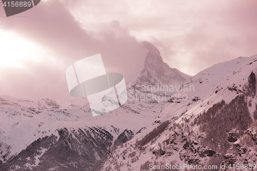 Image of mountain matterhorn zermatt switzerland