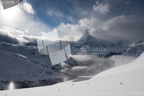 Image of mountain matterhorn zermatt switzerland