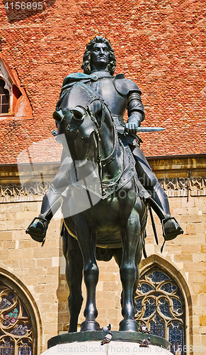 Image of King Matthias Corvin Statue
