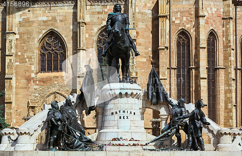 Image of King Matthias Corvin Statue