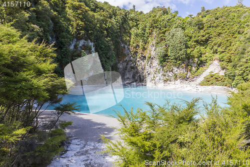 Image of volcanic lake at waimangu