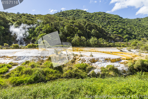 Image of volcanic activities at waimangu