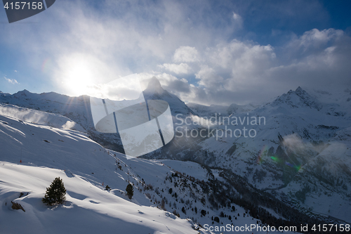 Image of mountain matterhorn zermatt switzerland