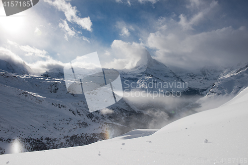 Image of mountain matterhorn zermatt switzerland