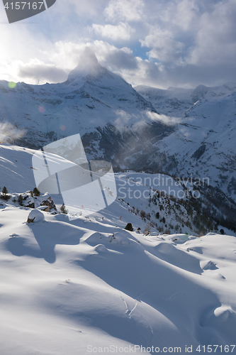 Image of mountain matterhorn zermatt switzerland