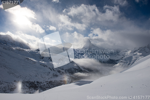 Image of mountain matterhorn zermatt switzerland