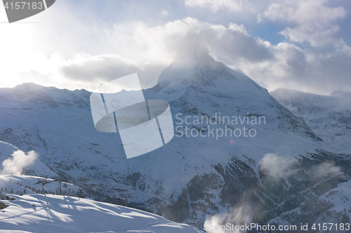 Image of mountain matterhorn zermatt switzerland