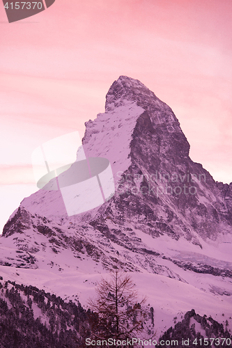 Image of mountain matterhorn zermatt switzerland