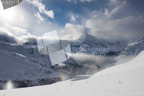 Image of mountain matterhorn zermatt switzerland