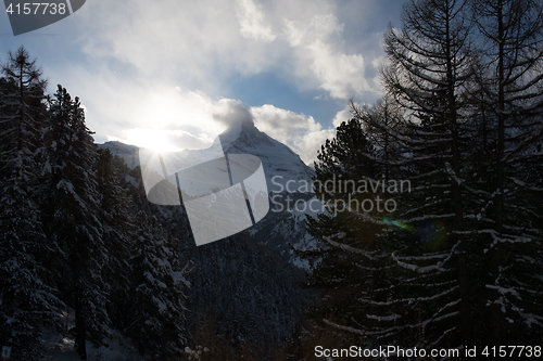 Image of mountain matterhorn zermatt switzerland